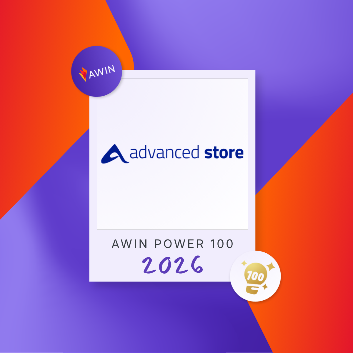 Awin Power 100: advanced store für Performance-Marketing ausgezeichnet
